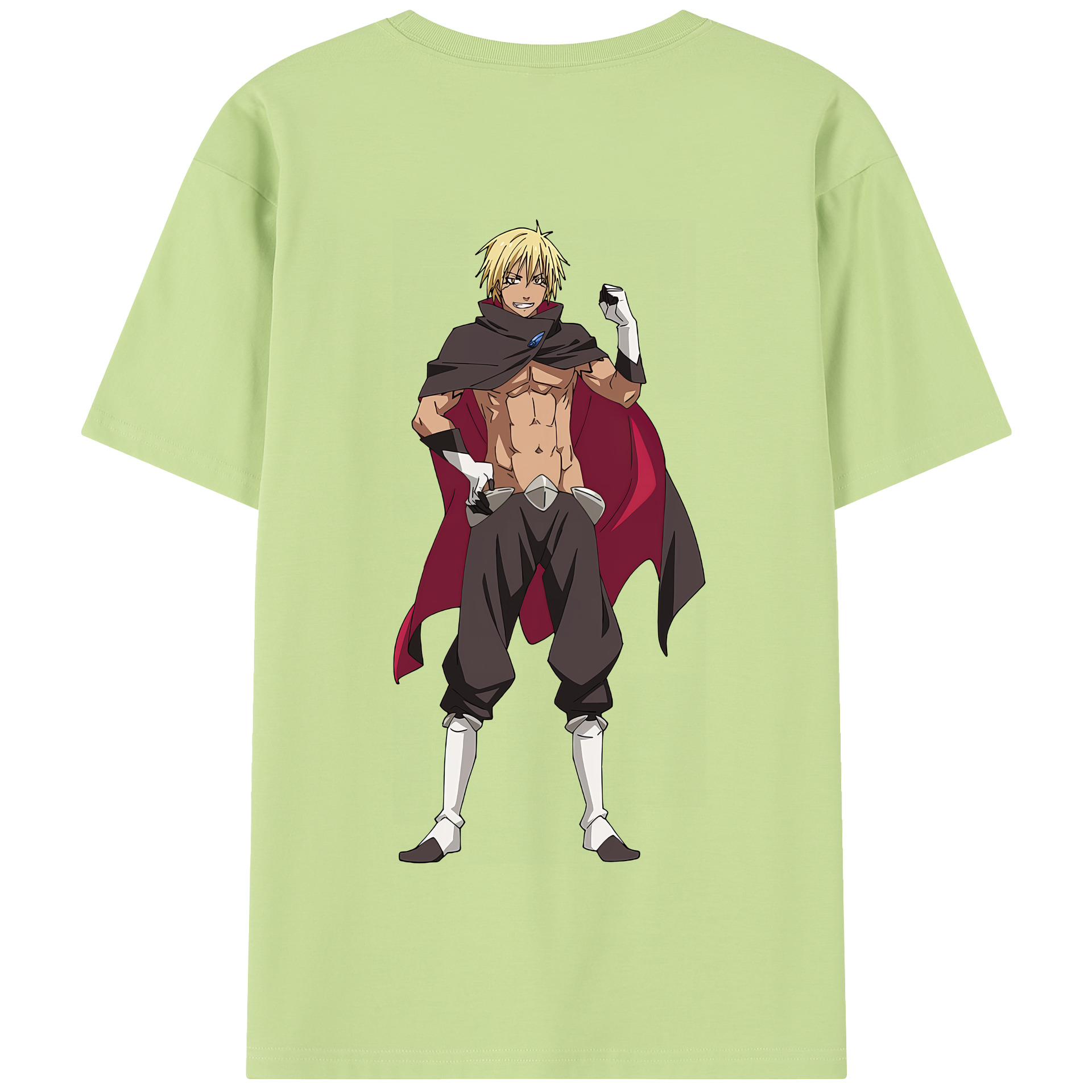 （画像用） 転スラ Regarding Reincarnated to Slime 綿100％半袖Tシャツ（背面プリント）